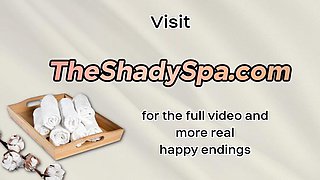 Stunning masseuse bae cocksucking client