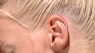 Young Blonde with Small Tits Fucked and Cummed in Mouth by Huge Veiny Cock