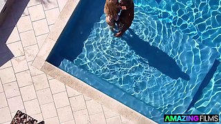 AMAZINGFILMS Pool fucking with Sarah Jessie