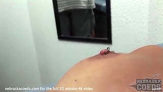 Florida Vacation: College Girls Get Pierced on Camera