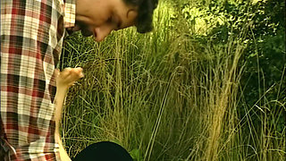 Busty Redhead MILF Gets Pounded by Cowboy Outdoors