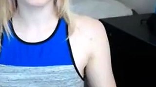 Blonde Solo Webcam Show