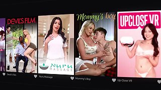 DEVILS FILM - Wild Threesome With Perfect Wife Abby Rose And Her Inked Friend With A Strap-On