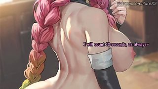 Fall in love with your first orgasm and Mitsuri Kanroji (Gentle JOI)