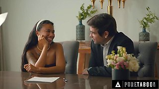 PURE TABOO Lustful Bride Gizelle Blanco Shamelessly Teases Her Husband In Front Of Wedding Witnesses: Porn