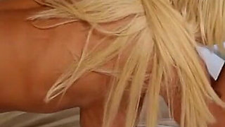 Big Tits Blonde MILF Blowjob Casting
