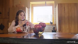 Beautiful breasty babe xxx soul-stirring video