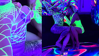 Neon Light with 2 Crazy Girls