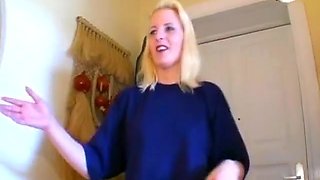 Amazing Looking German Blonde Getting Her Holes Fingered In Pov
