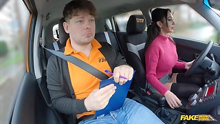 Big tits Italian student stuns her Czech teacher: Michael Fly, Laura Fiorentino - Driving school sex