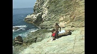 Vintage Black on Black Outdoor Fuck for a Big Black Cock and a Black Slut