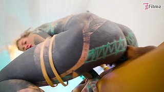 Alt babe gets wrecked by that massive BBC