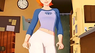 Gwen Tenison feom Ben ten make a sexy dance