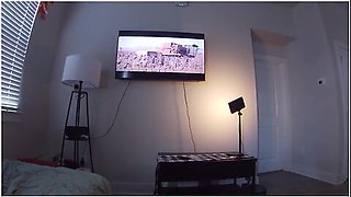 Fucking My Redhead Stepsister Because She Got Scared Udring A Scary Movie