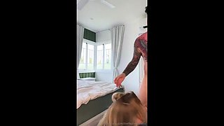 Amateur Blond Give Nice POV Blowjob