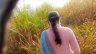 Desi Bhabhi's brother in law fucked her in the field