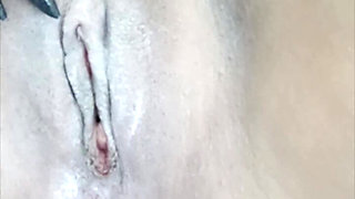 Cleaning Pussy Hair with Wax