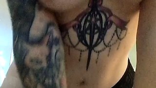Amateur Big Boobs jerks Big Dick