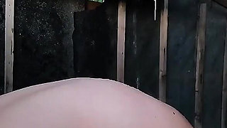 Sexy Tanya Washing in Outdoor