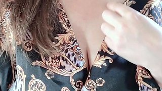 Big Boobed Blonde Masturbates With A Dildo In The Bathroom