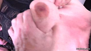 Primal Moon gets anal and throat fucking