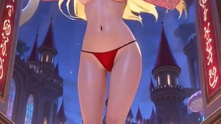125. Princes peach dance in her castle (Ai animation)
