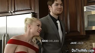 Nikki Delano Gets Fucked Like a Horny Slut in Front of Swinger Spouses
