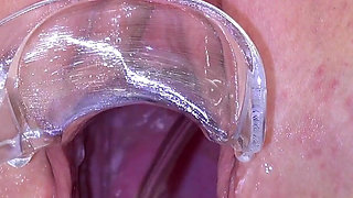 Innocent teen Quinn Diamond on a cervical exam by freaky doctor