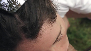 Naughty Couple Record Porn Video in the Park