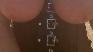 Walking POV Selfie Stick Huge Bound Tits Walk