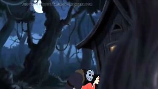 Student Cutie Gets Monster Fucked in Camp – Cartoon Horror Parody