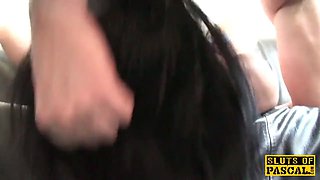 Uproarious uk slave punished with a rough screw