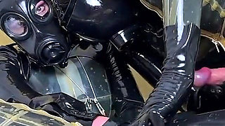 Long Latex Air Control & Edging Session with Mistressae & Miss Lilly