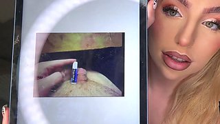 Stockings SPH femdom degrades tiny dick