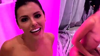 Olivia Ryder Blonde Blowjob Brunette Car Handjob