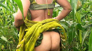 Desi Village Girl Outdoor Sex - Big Natural Tits Indian Teen Fucked in Jungle