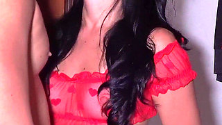 Stepdad Catches Horny Sylenna Masturbating in His Closet & Gives in