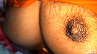 Desi Bhabhi Blowjob - Sunil Parihar sucks milk from big nipples
