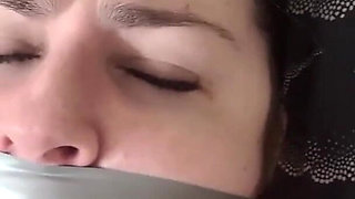 Lacey - Self Gag Fun and Orgasms After Gym Part 2
