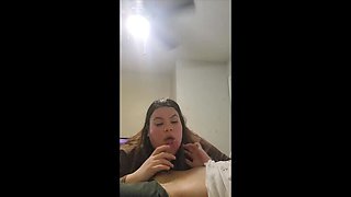 Chubby Latina Gives Sloppy Dick Suck