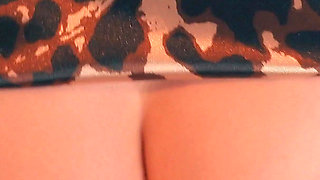 Kitchen Anal Ass to Mouth - Latina MILF in Leopard Robe Gets Fucked Hard by Skinny Stepson & Cum in Coffee