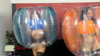 Bubble boobs fun with DaCada and Ashley Cumstar