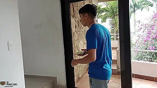 My Roommate Helps Me with My Horniness, Fucks Me Really Hard - Porn in Spanish