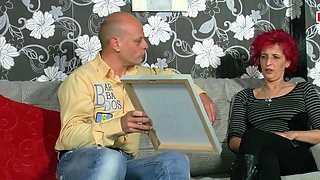Mature German stepsister gets visit from stepbrother