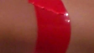 Busty Indian Bikini Babe Bound and Gagged in the Bathtub