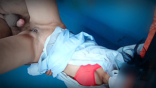 Hot Indian girl quick fucked her teacher at home first time