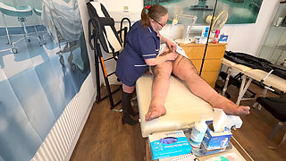 Part 1: Mr Hughes goes to see Cockologist Matron Satana to help his tiny penis!