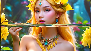 Beautiful Elf Girls with Grewia