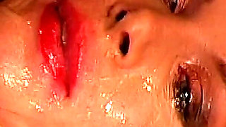 Blonde Tit Slut in MMF DP with Two Monster Cocks