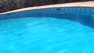 Licking and Fingering by the Pool